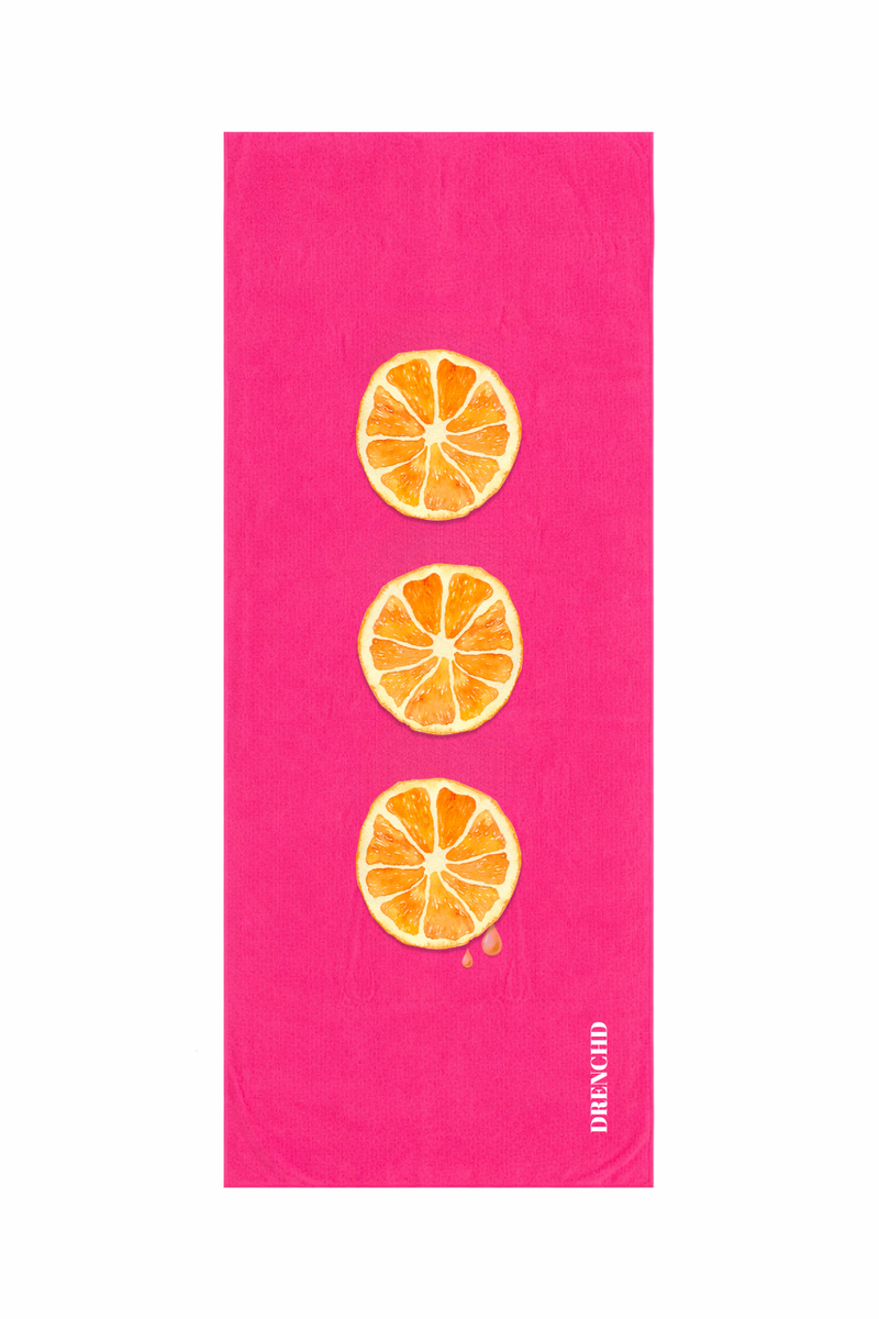 DRENCHD Malibu Mimosa grip mat towel